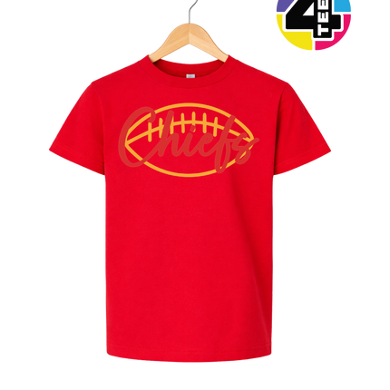 Chiefs Golden Gridiron Signature Youth Tee