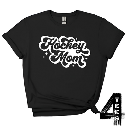 Retro Hockey Mom - white