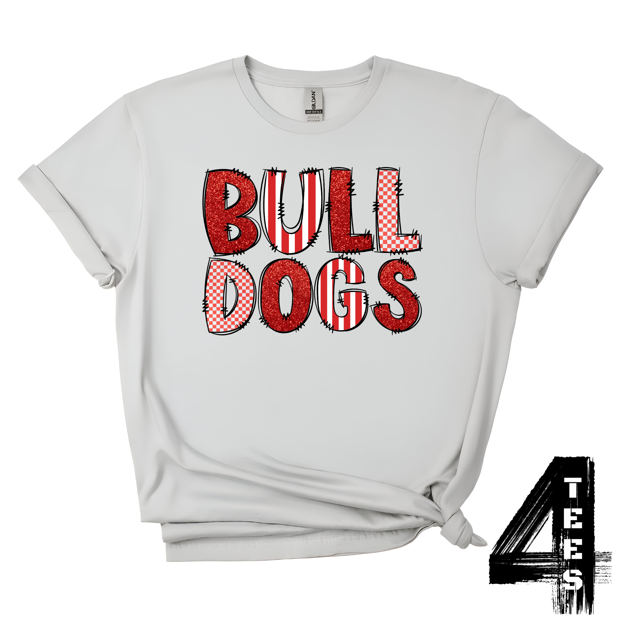 Bulldogs Doodle Letters
