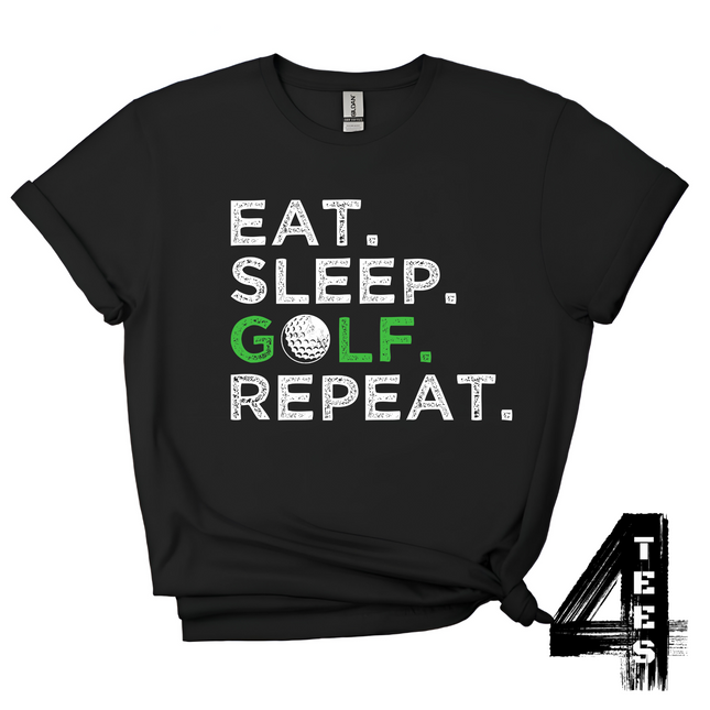 Eat Sleep Golf Repeat