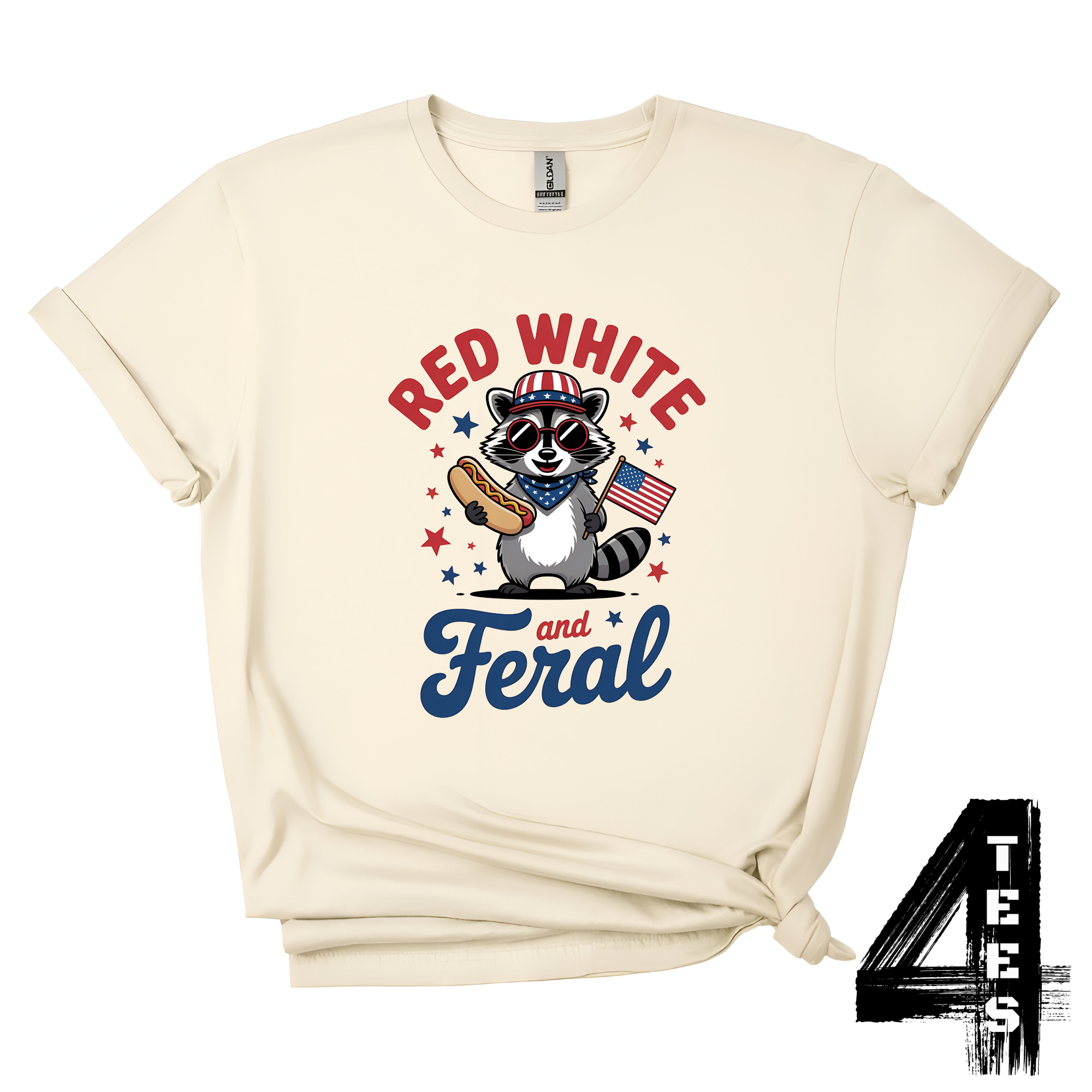 Red White & Feral Retro