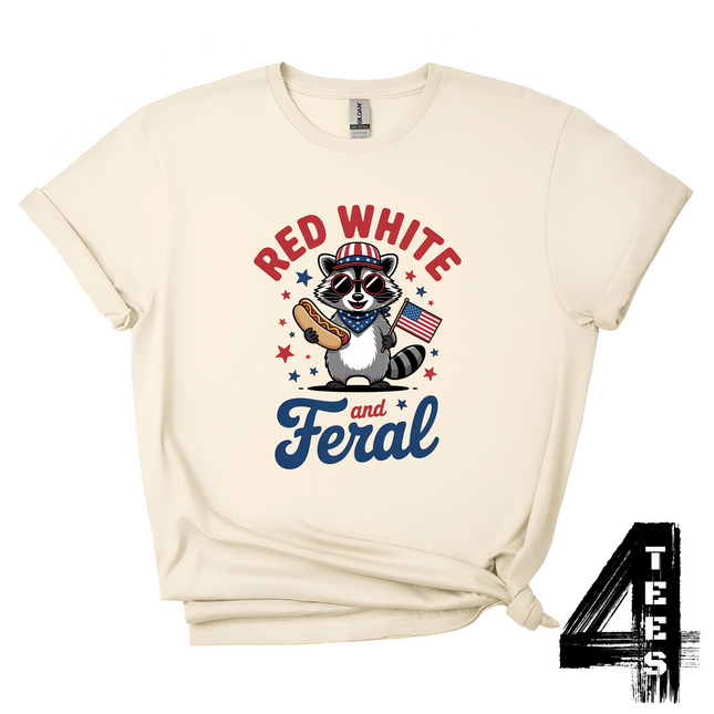 Red White & Feral Retro