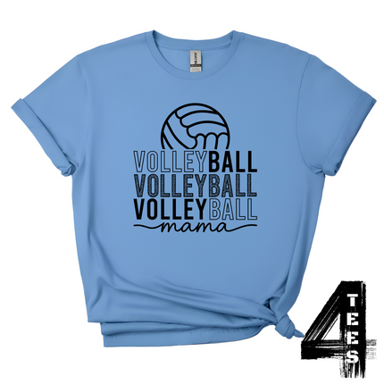 Volleyball mama leopard