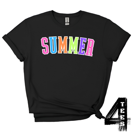 SUMMER - Multi-Color Varsity Letters