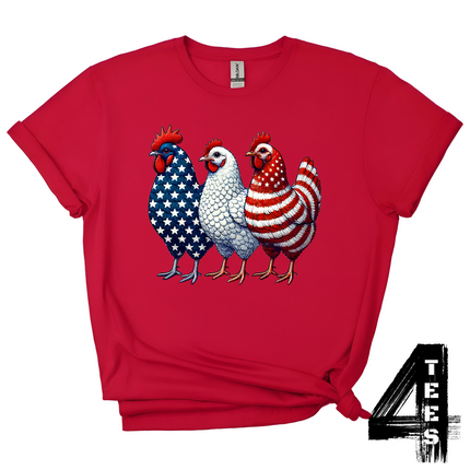 American Flag Chickens