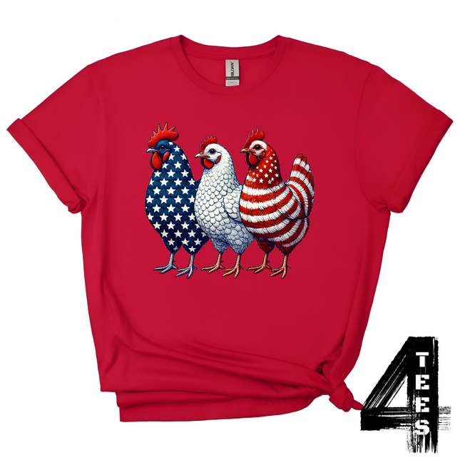 American Flag Chickens