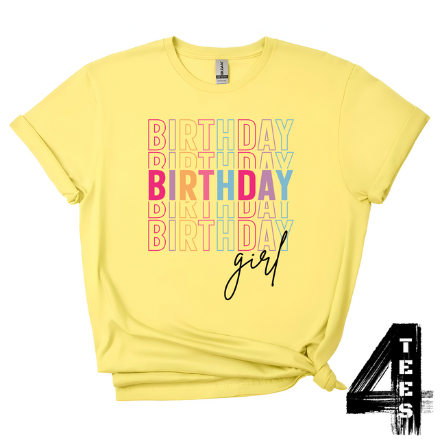 Birthday Girl Colorful