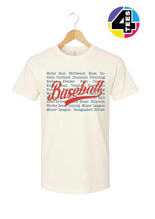 Baseball Script Typography Design