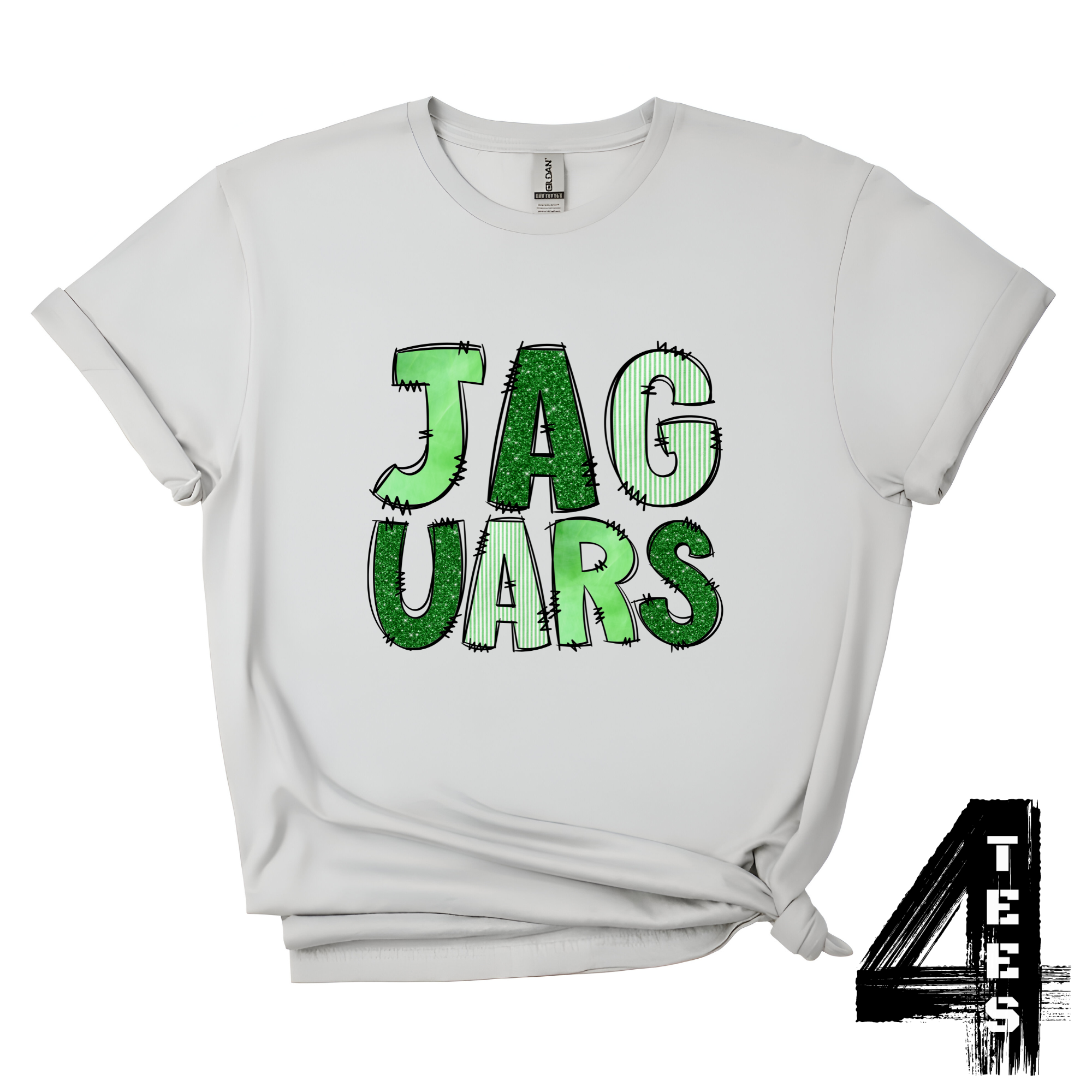 Jaguars Doodle Letters