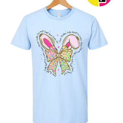 Glitter Bunny Bow