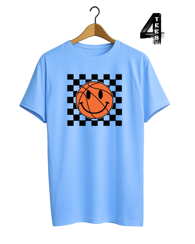 Basketball Retro Smiley