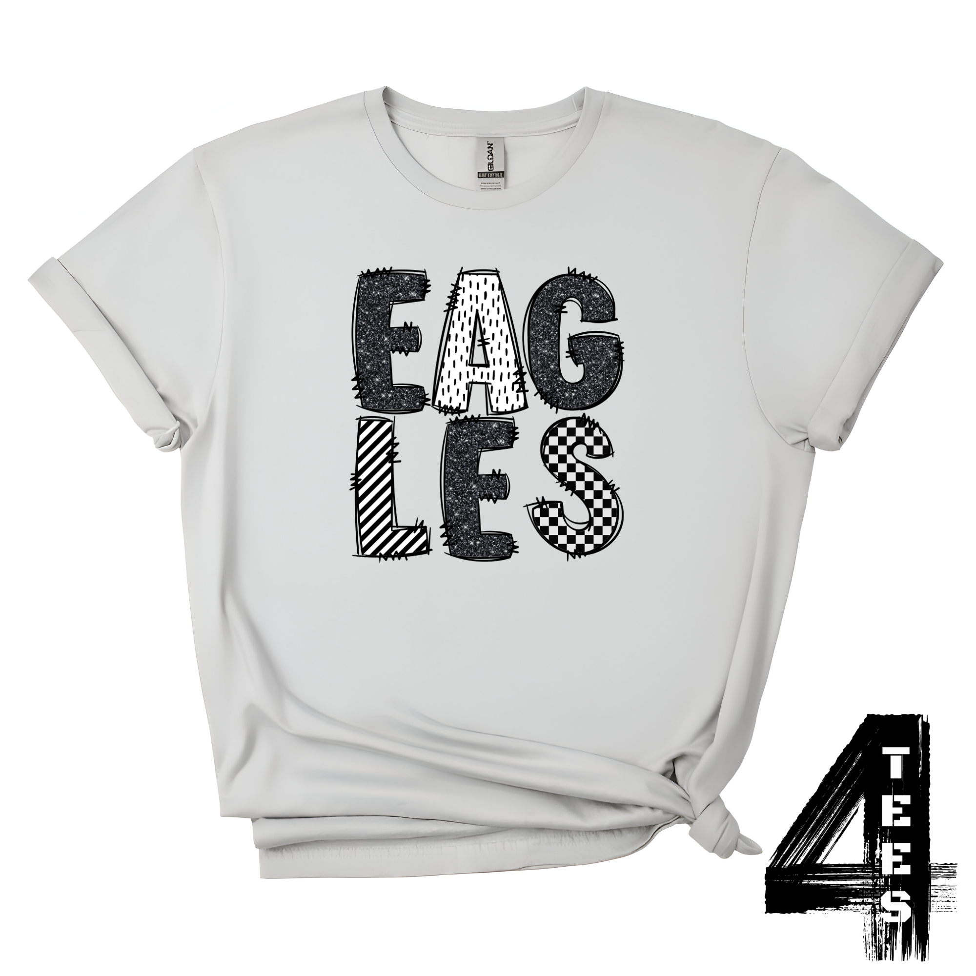 Eagles Doodle Letters