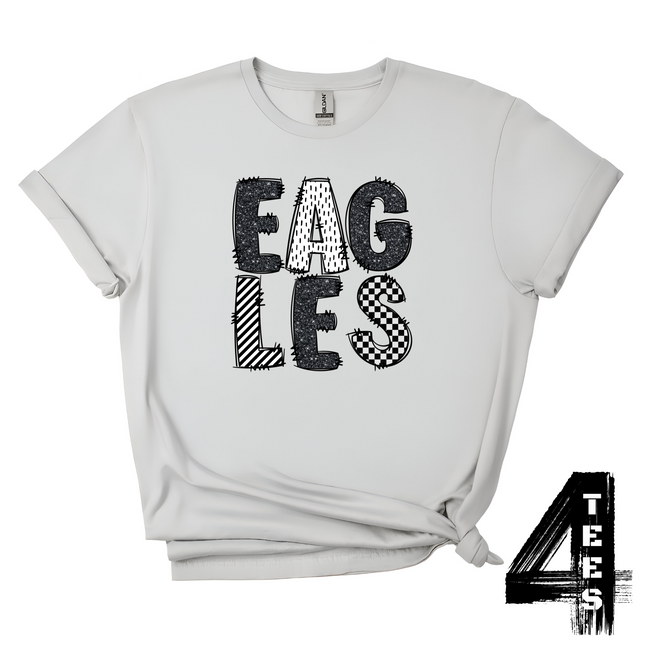 Eagles Doodle Letters