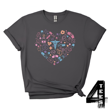 Nurse Collage Heart