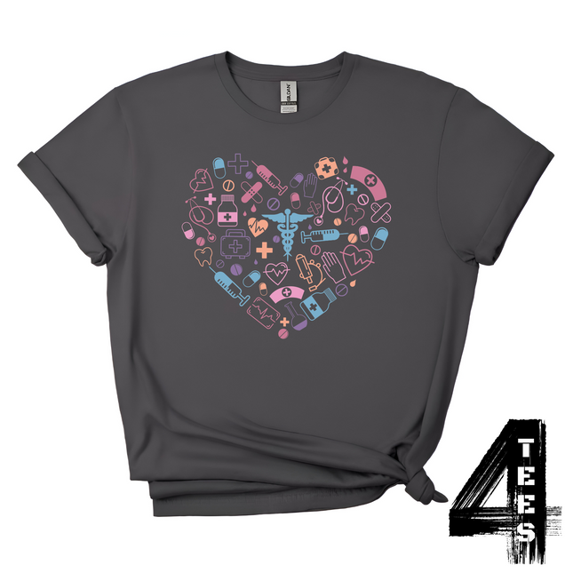 Nurse Collage Heart