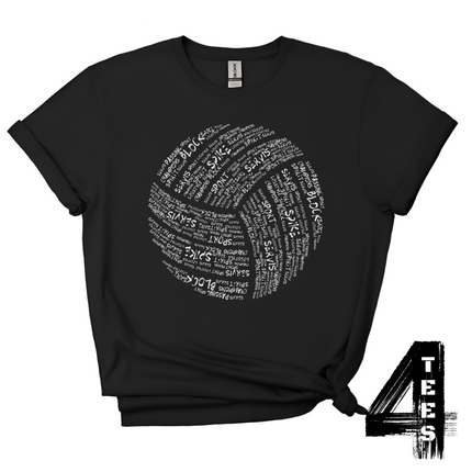 Volleyball Typography