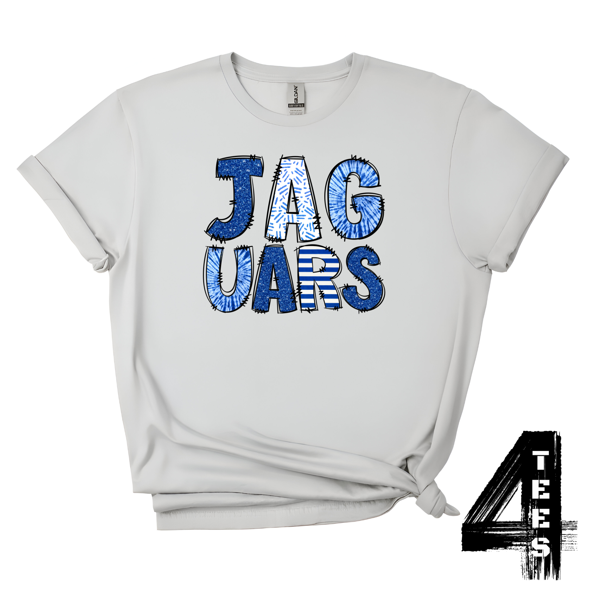Jaguars Doodle Letters