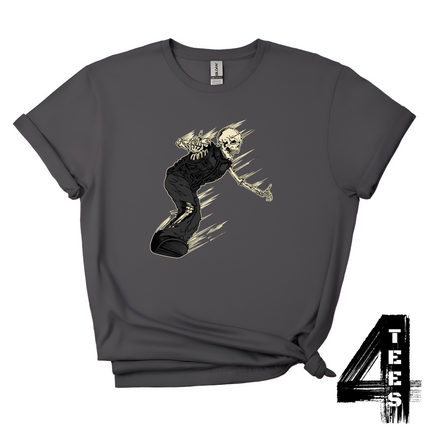 Skeleton Snowboarding