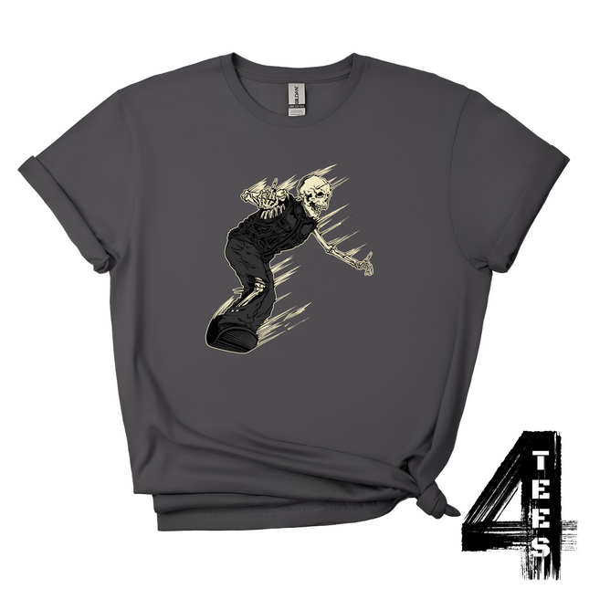 Skeleton Snowboarding
