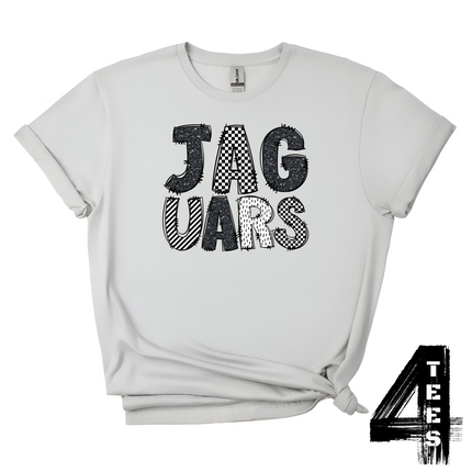 Jaguars Doodle Letters
