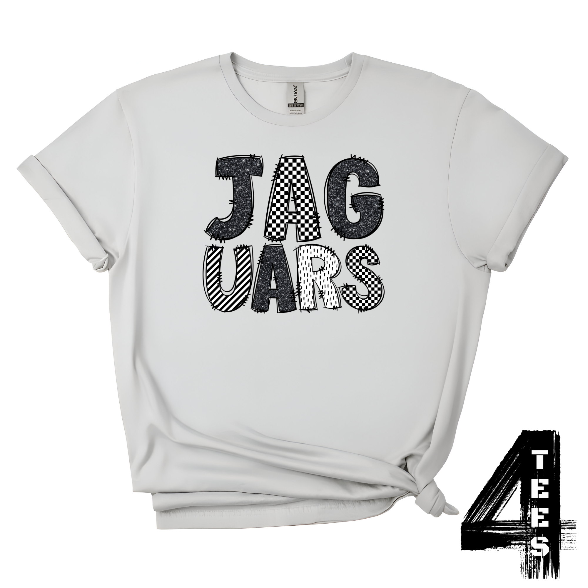 Jaguars Doodle Letters