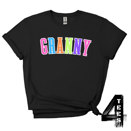 GRANNY - Multi-Color Varsity Letters