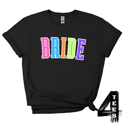 BRIDE - Multi-Color Varsity Letters