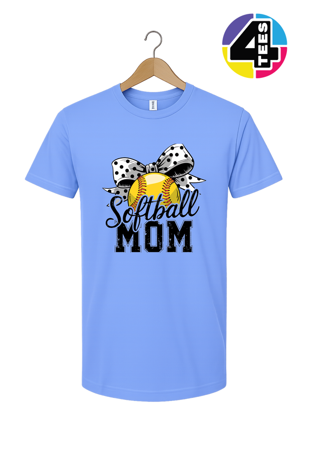 Softball Mom Bow