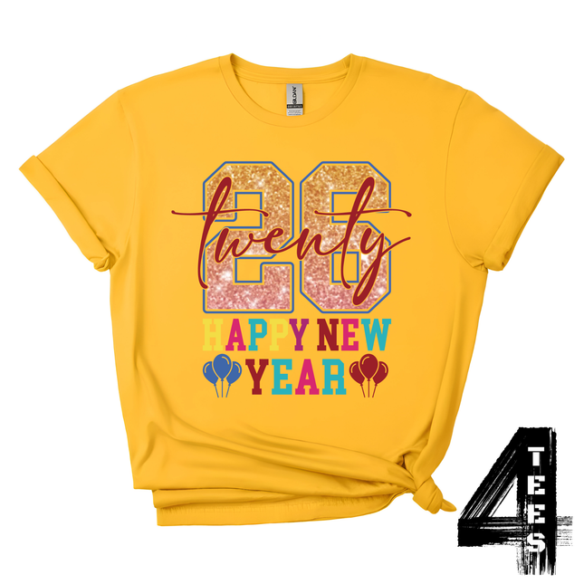 Colorful Happy New Year