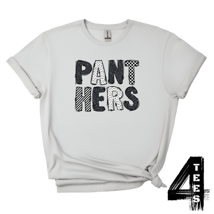 Panthers Doodle Letters