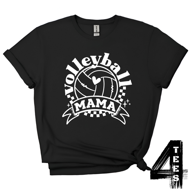 Volleyball Mama - white
