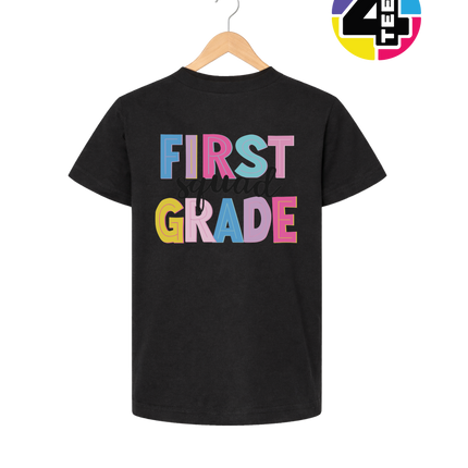 First Grade Color Pop Youth Tee