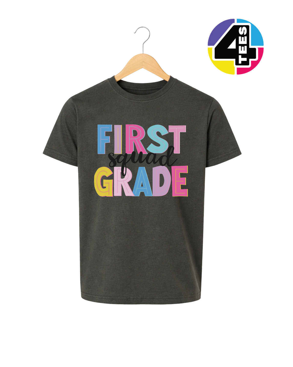 First Grade Color Pop Youth Tee
