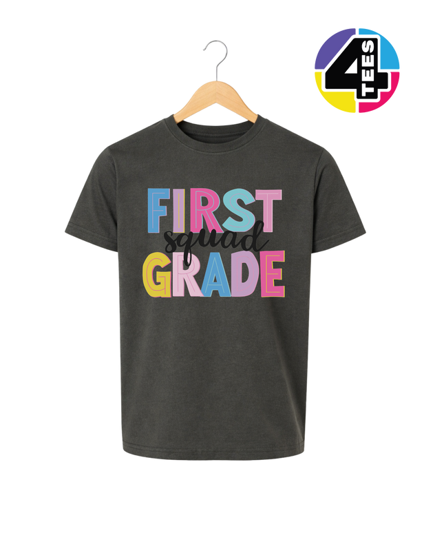 First Grade Color Pop Youth Tee