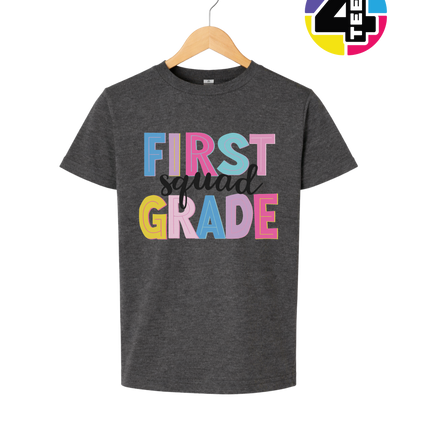 First Grade Color Pop Youth Tee