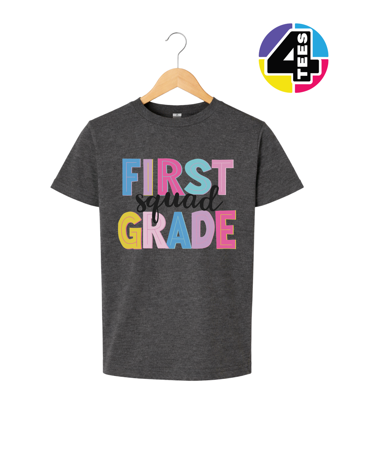 First Grade Color Pop Youth Tee