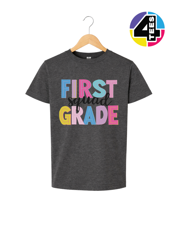 First Grade Color Pop Youth Tee
