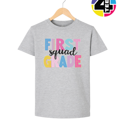 First Grade Color Pop Youth Tee