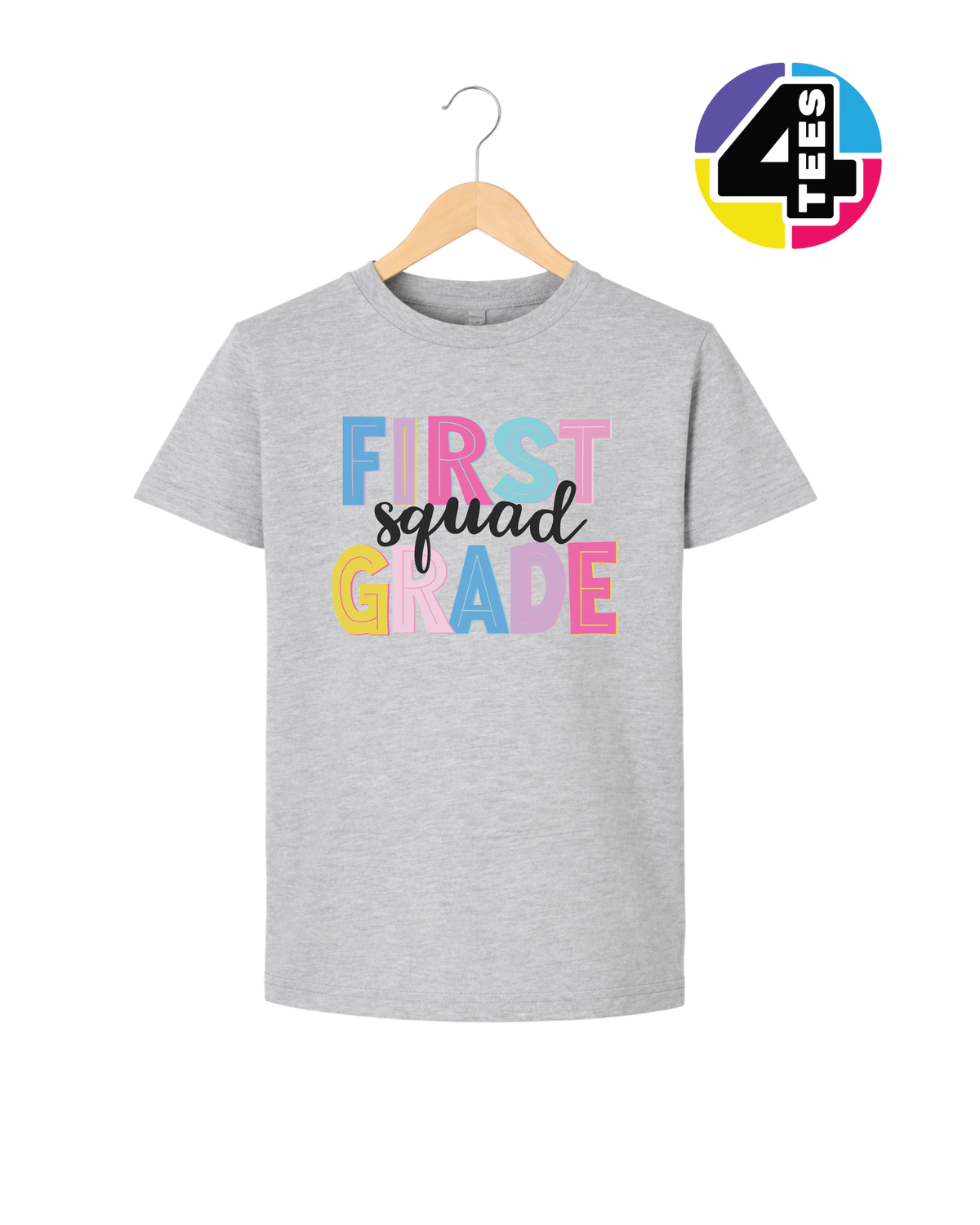 First Grade Color Pop Youth Tee