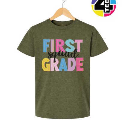 First Grade Color Pop Youth Tee