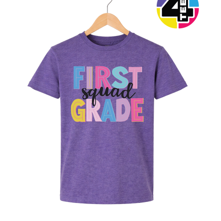 First Grade Color Pop Youth Tee