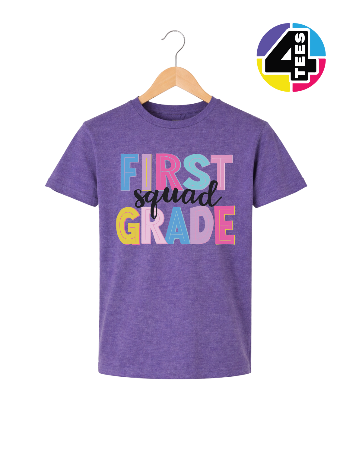 First Grade Color Pop Youth Tee