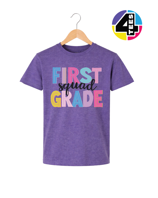 First Grade Color Pop Youth Tee