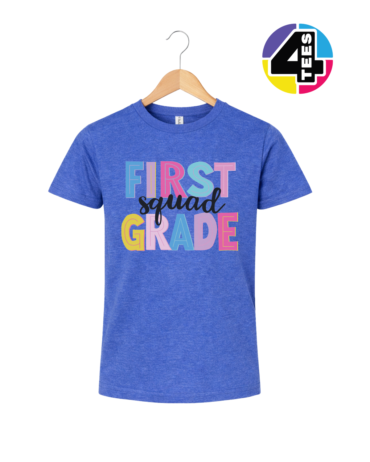 First Grade Color Pop Youth Tee