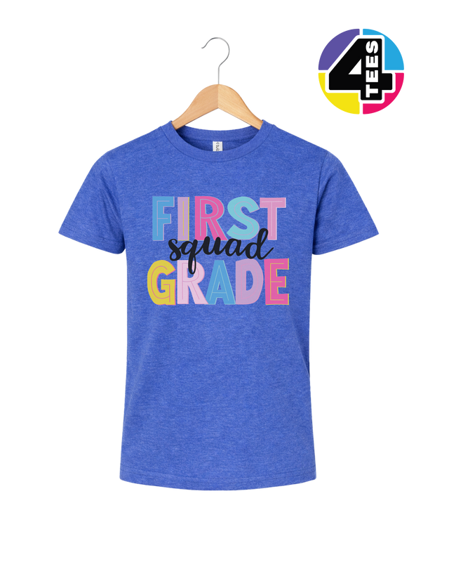 First Grade Color Pop Youth Tee