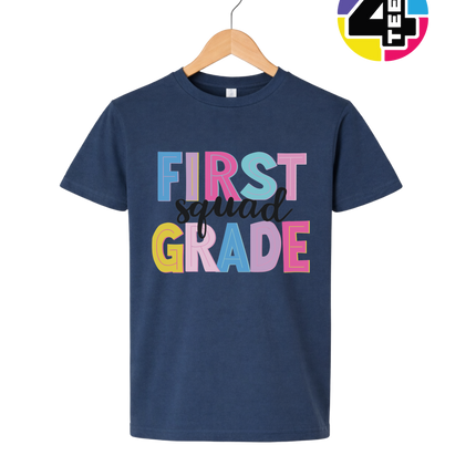 First Grade Color Pop Youth Tee