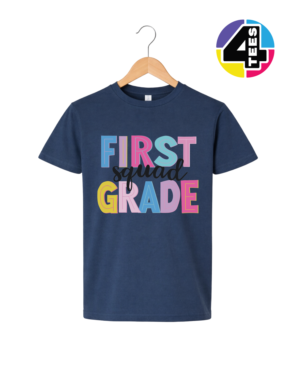 First Grade Color Pop Youth Tee