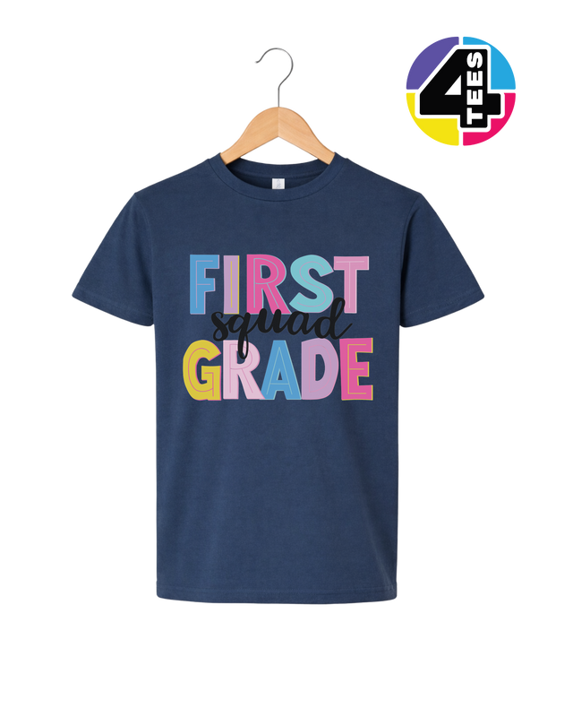 First Grade Color Pop Youth Tee