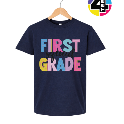 First Grade Color Pop Youth Tee