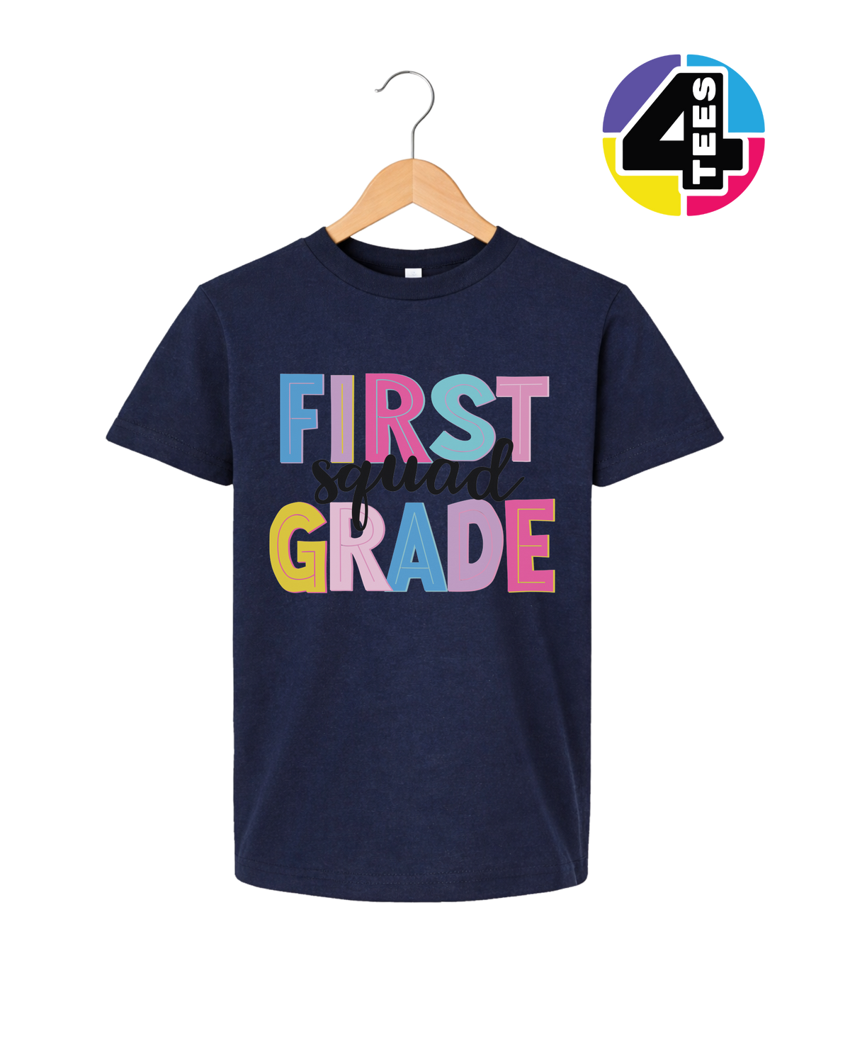 First Grade Color Pop Youth Tee
